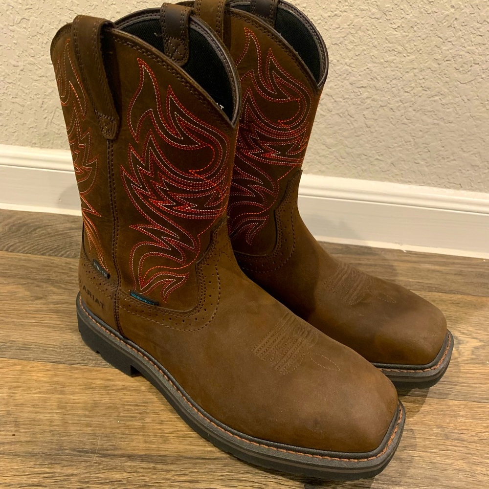 Men’s Ariat Waterproof Steel Toe Work Boot